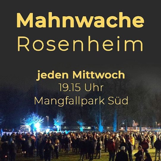 Mahnwache Rosenheim