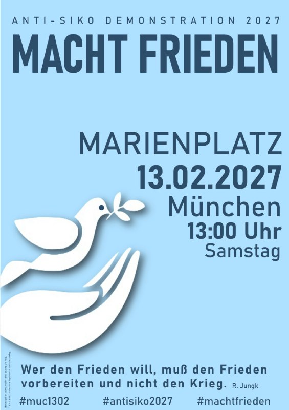 Anti-Siko-Demo - Macht Frieden