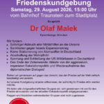 Friedenskundgebung Traunstein